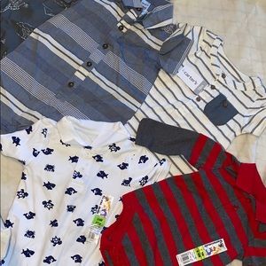 6-9 and 18-24 months boy clothes bundle